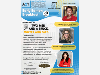 A2Y Early Edition Breakfast at Weber's