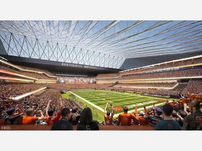 Browns unveil plans for $2.4 billion dome, team considering move from longtime downtown home