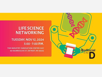 Join us at TechTown for BioSocial in the D!