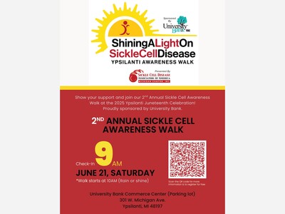SickleCell Awareness Walk in Ypsilanti June 21, 2025