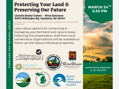 FYI: Washtenaw County Parks and Recreation Upcoming Events for Everyone!