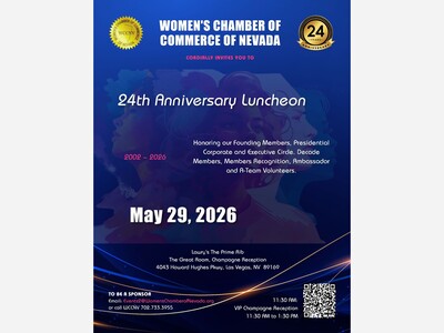 Community News: 25th Anniversary Luncheon Women's Chamber of Commerce of Nevada
