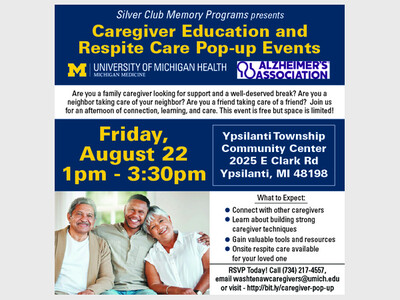Caregiver Education & Respite Pop-Up